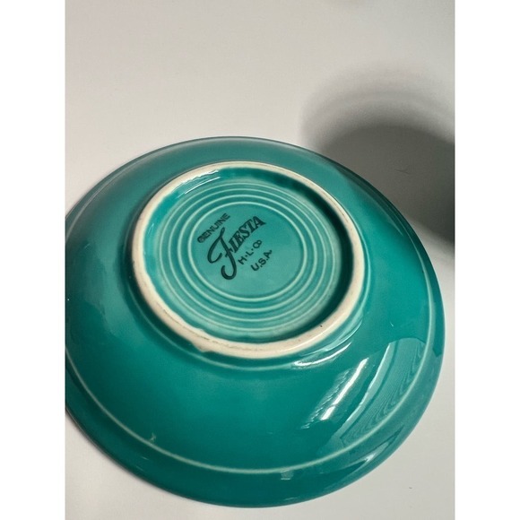 Four (4) sets of Fiesta Ware teacups and saucers - Set of 4 - Picture 5 of 8